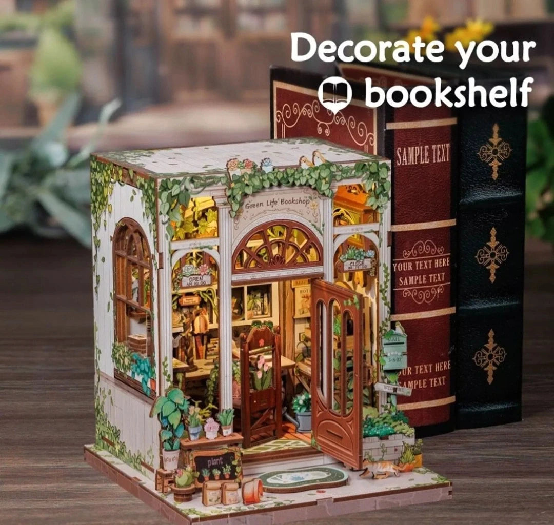 Book Nook DIY Librairie Vie Verte