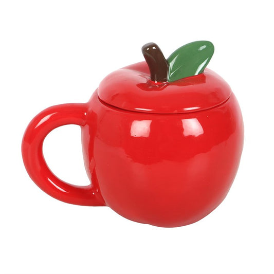 Mug pomme rouge en céramique
