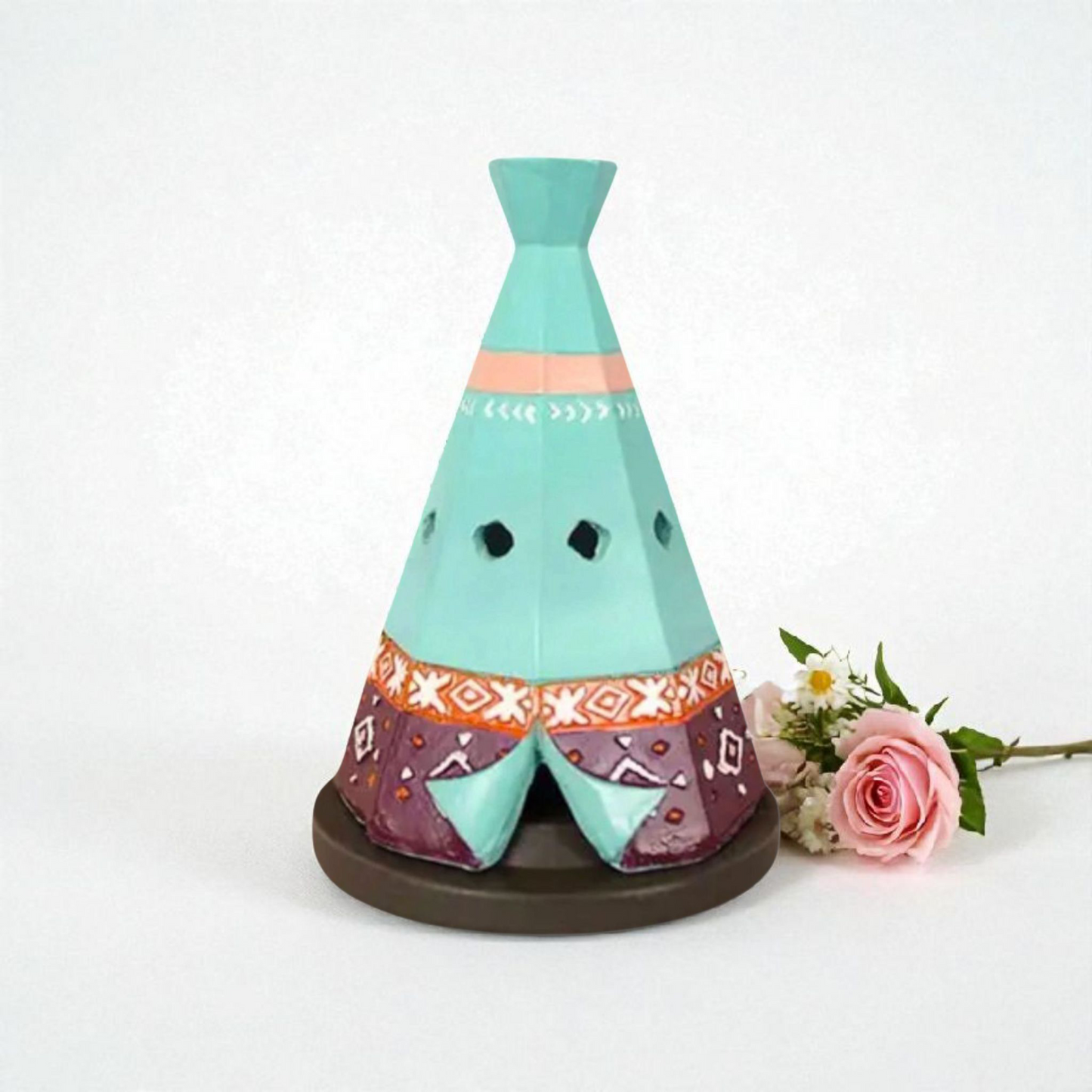 Bohemian Tipi Incense Cone Holder