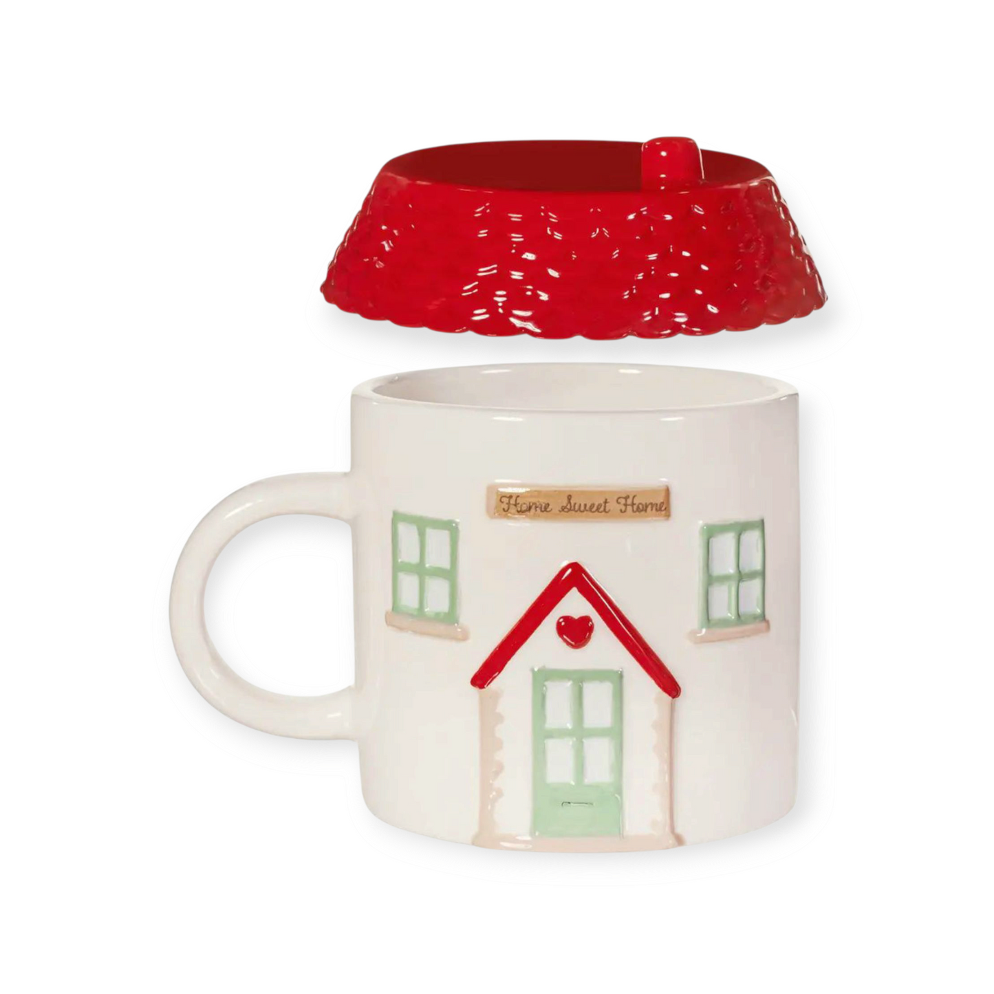 Homemade mug with lid