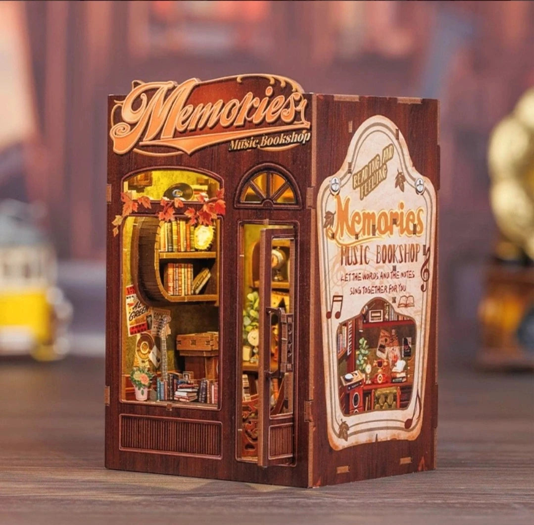 Book Nook DIY Librairie Musique