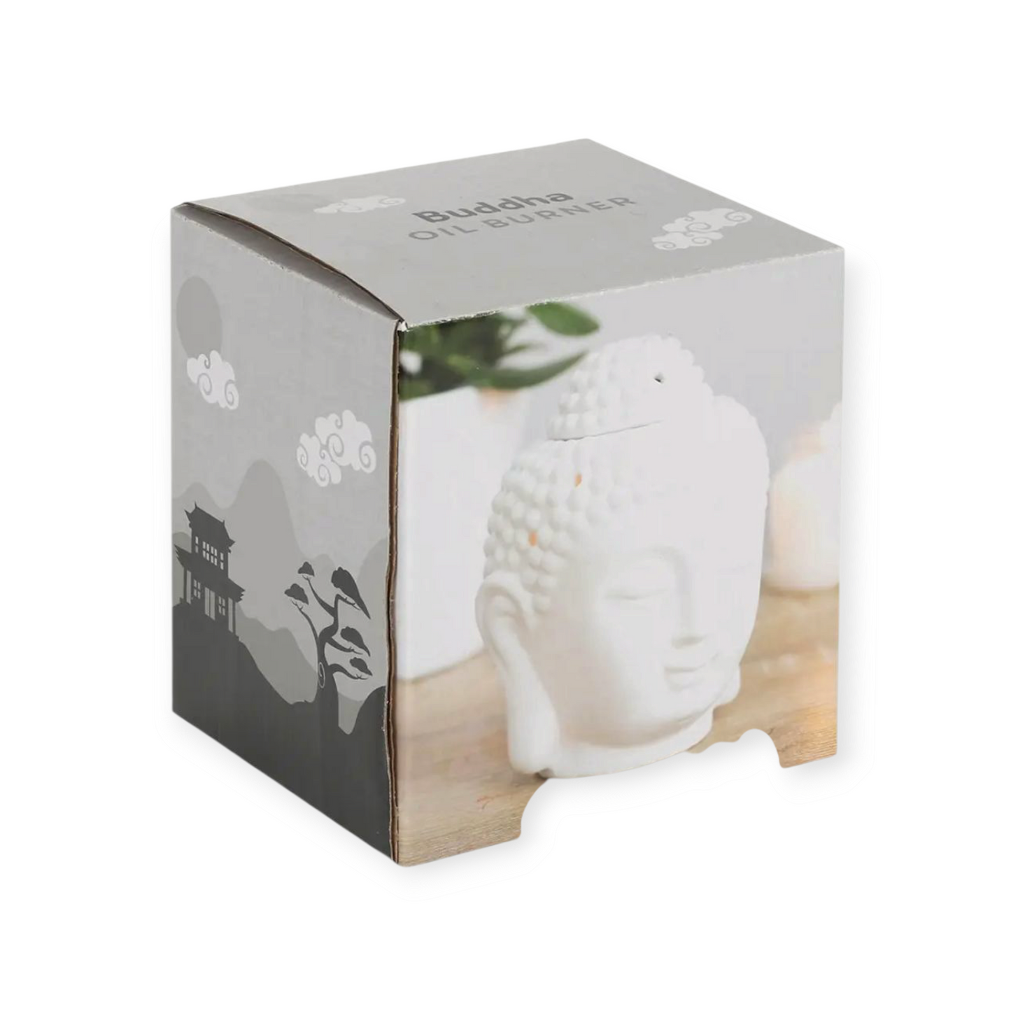 Brûleur Bouddha Blanc