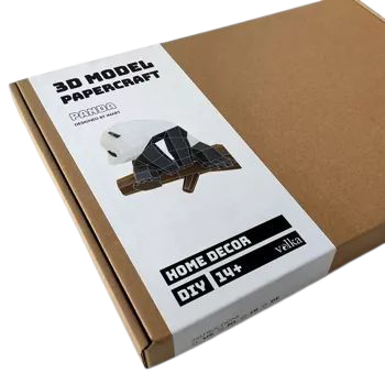 Panda Papercraft 3D – Kit de bricolage adorable DIY