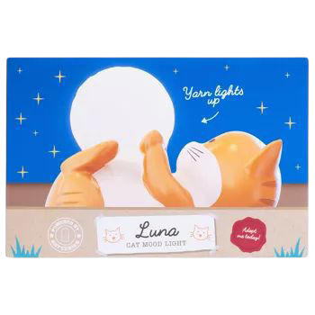 Lampe d’ambiance Luna Cat – Pelote de laine lumineuse