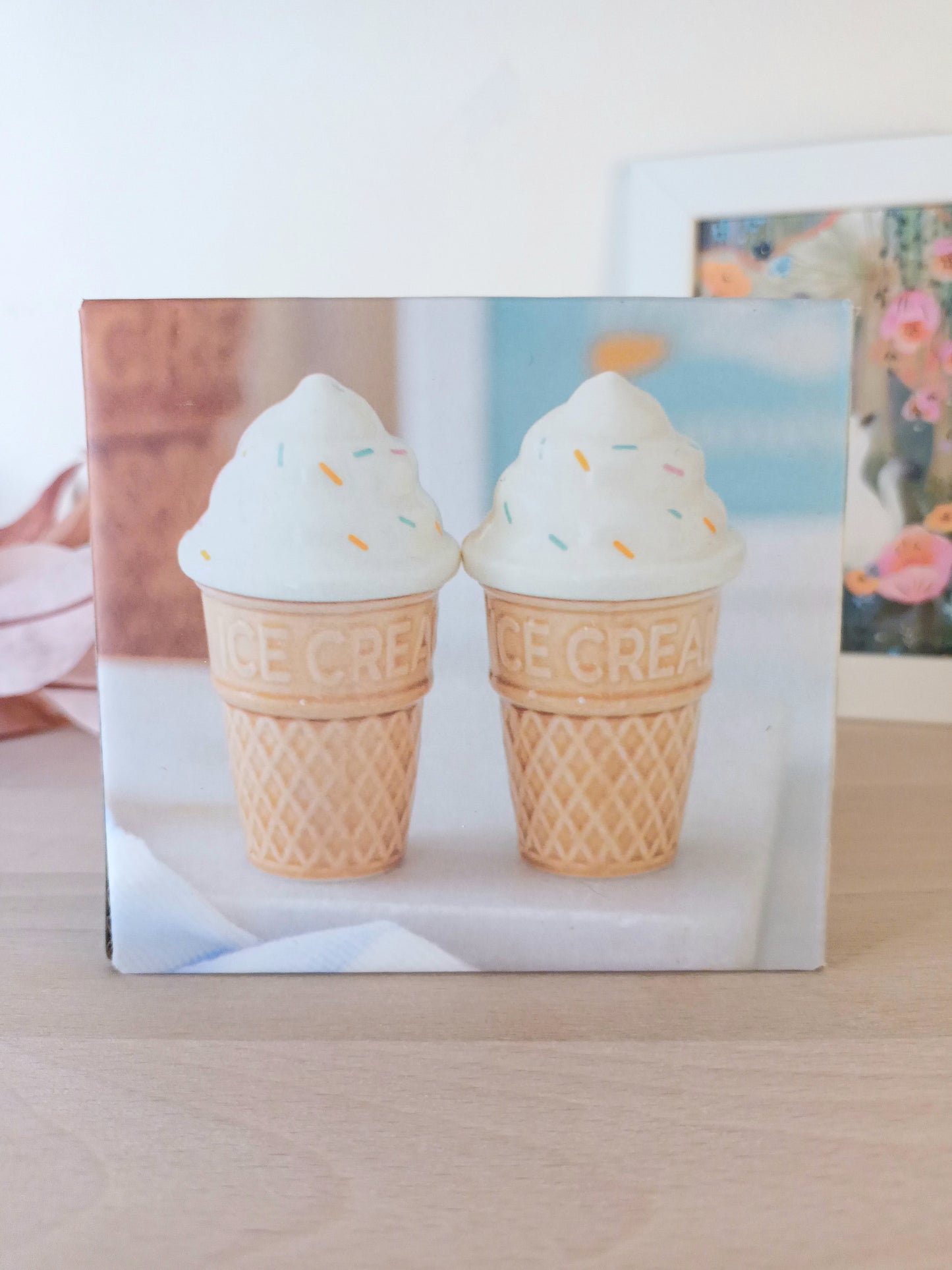 Duo salière & poivrière – Cornets de glace