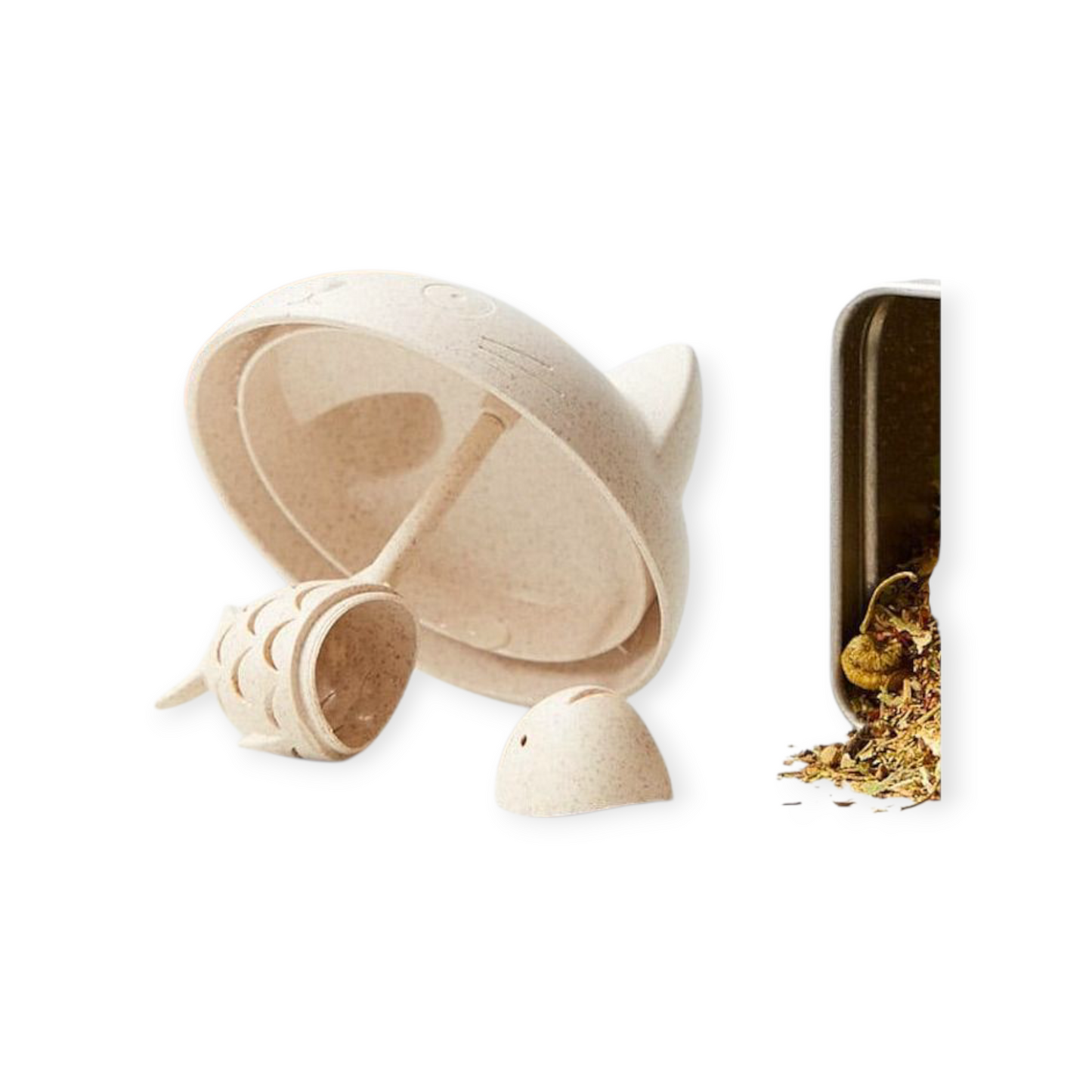 Tasse à thé Chaton & poisson