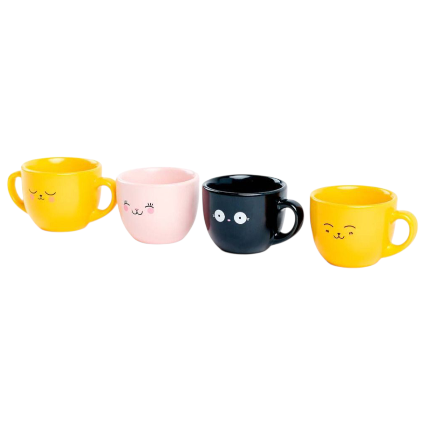 Set de 4 tasses à espresso kawaii