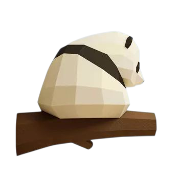 Panda Papercraft 3D – Kit de bricolage adorable DIY