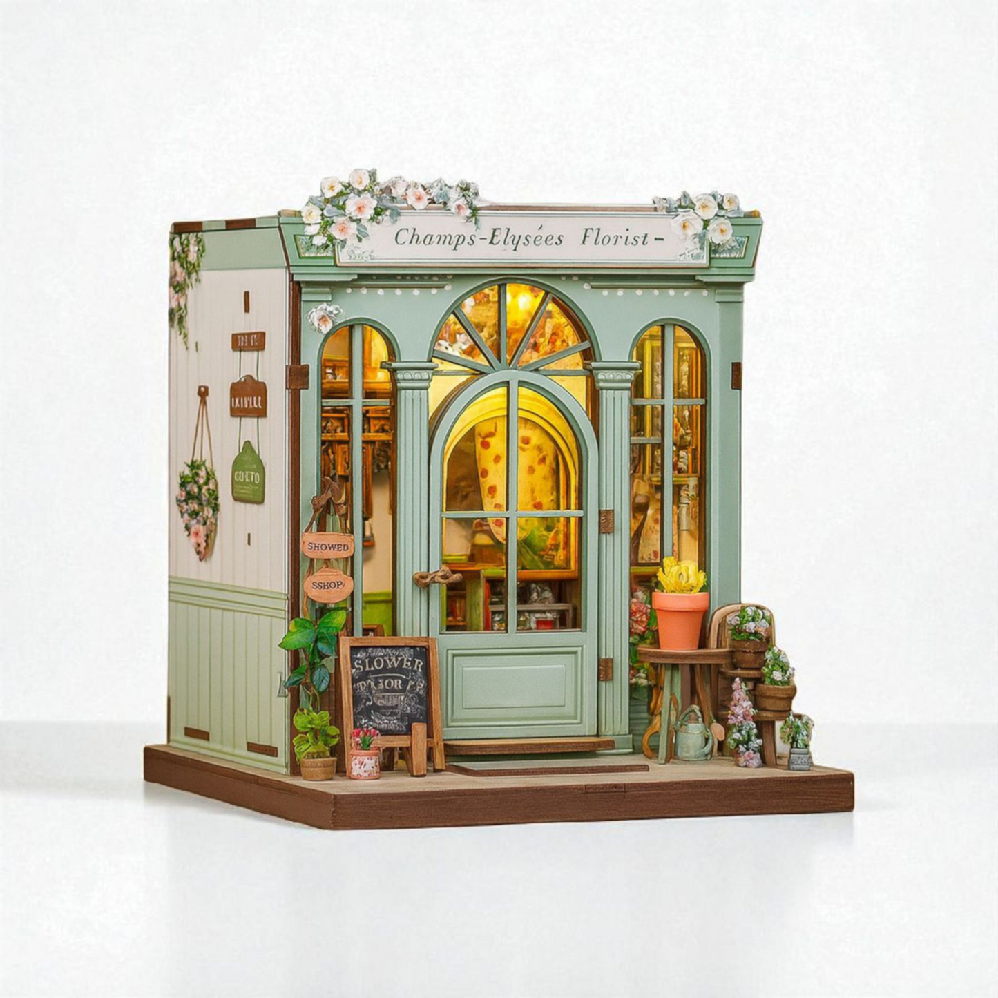 Book Nook en bois LED Champs-élysée – Kit DIY 199 pièces
