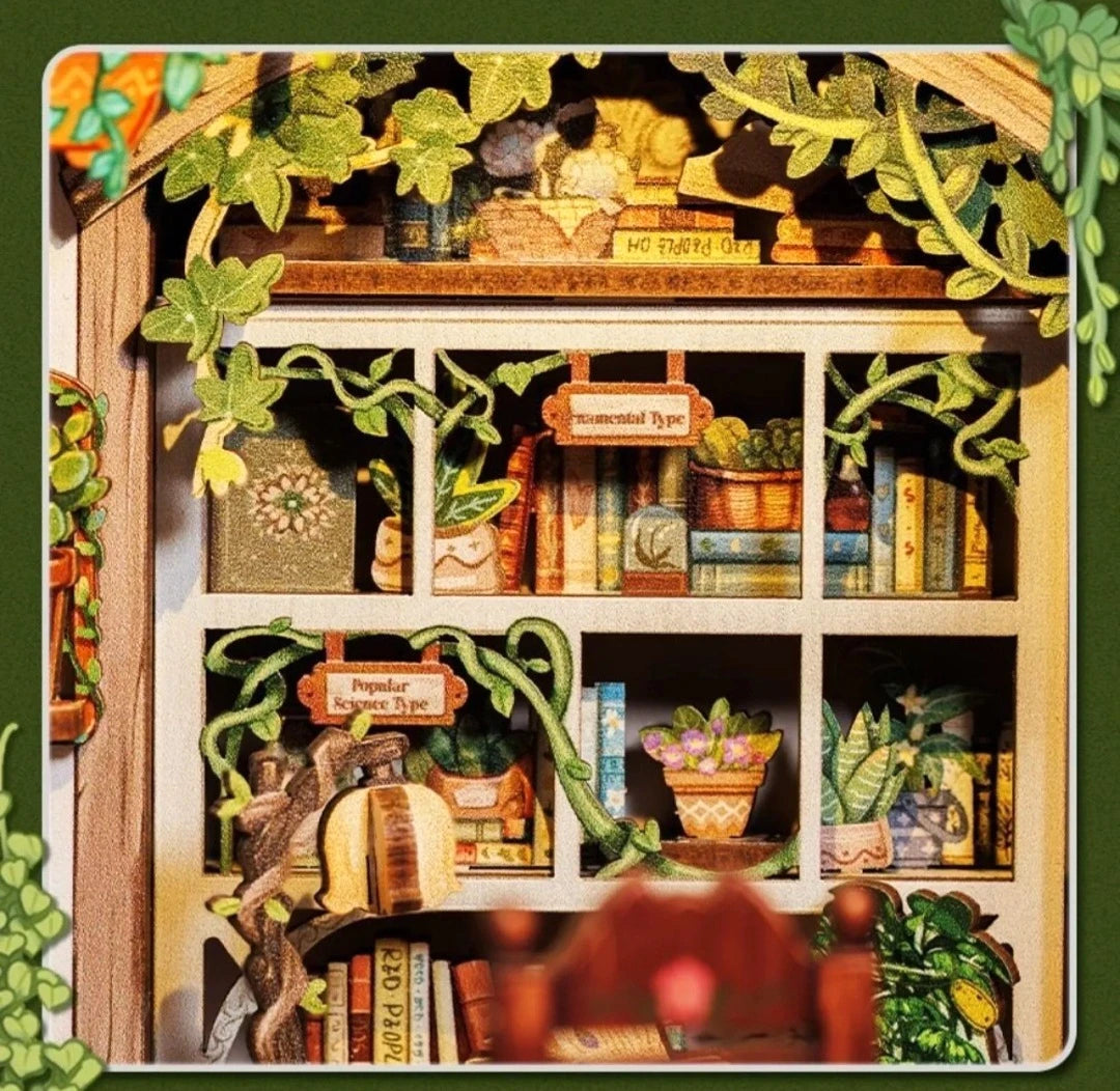 Book Nook DIY Librairie Vie Verte
