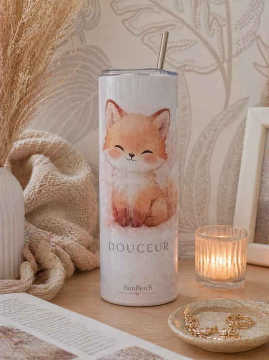 Gobelet Renard "Douceur"- 20oz Skinny straight - BunBun'S