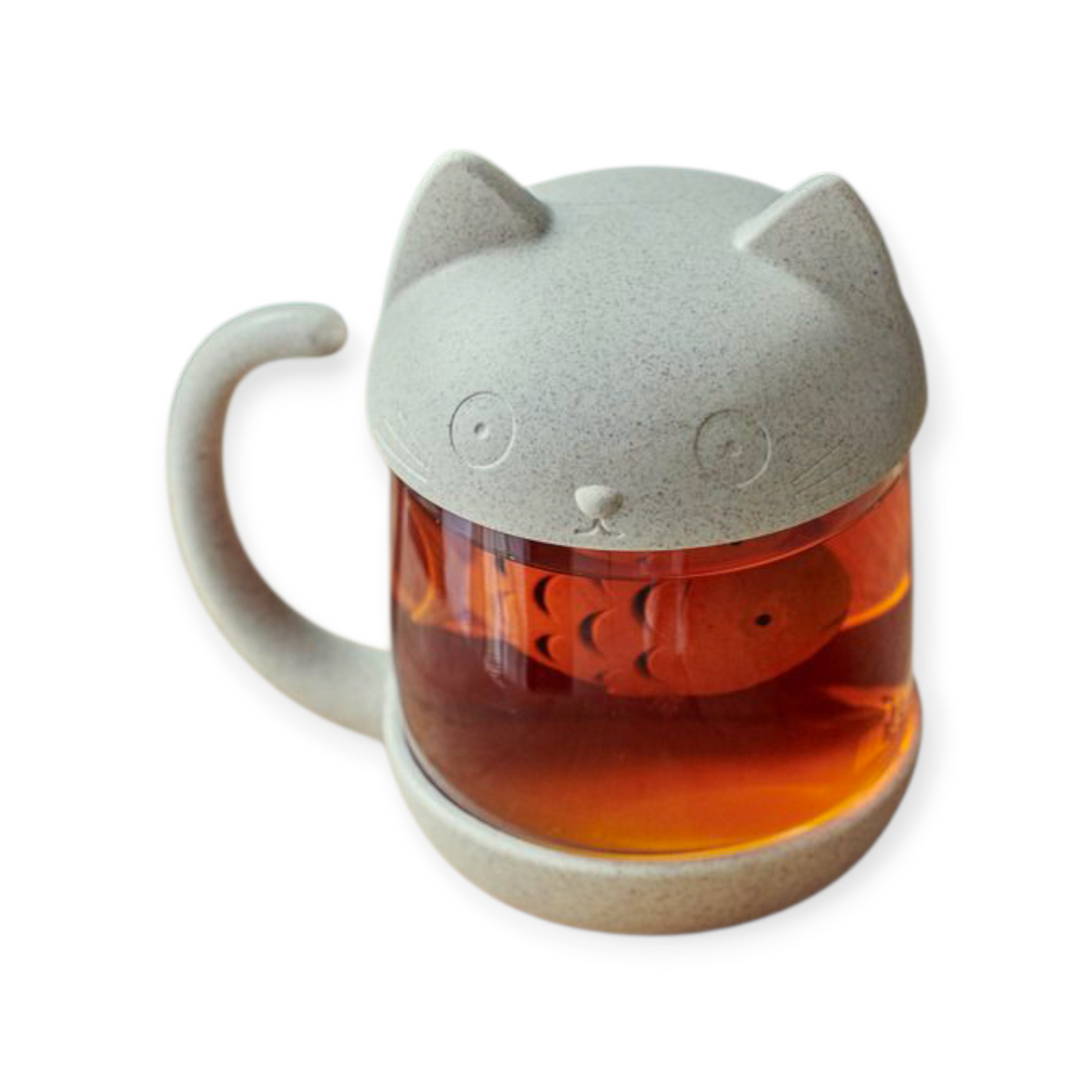Tasse à thé Chaton & poisson