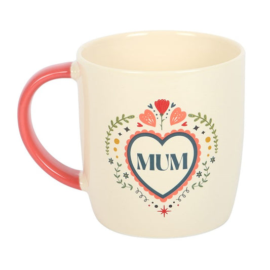Mug mum fleuri