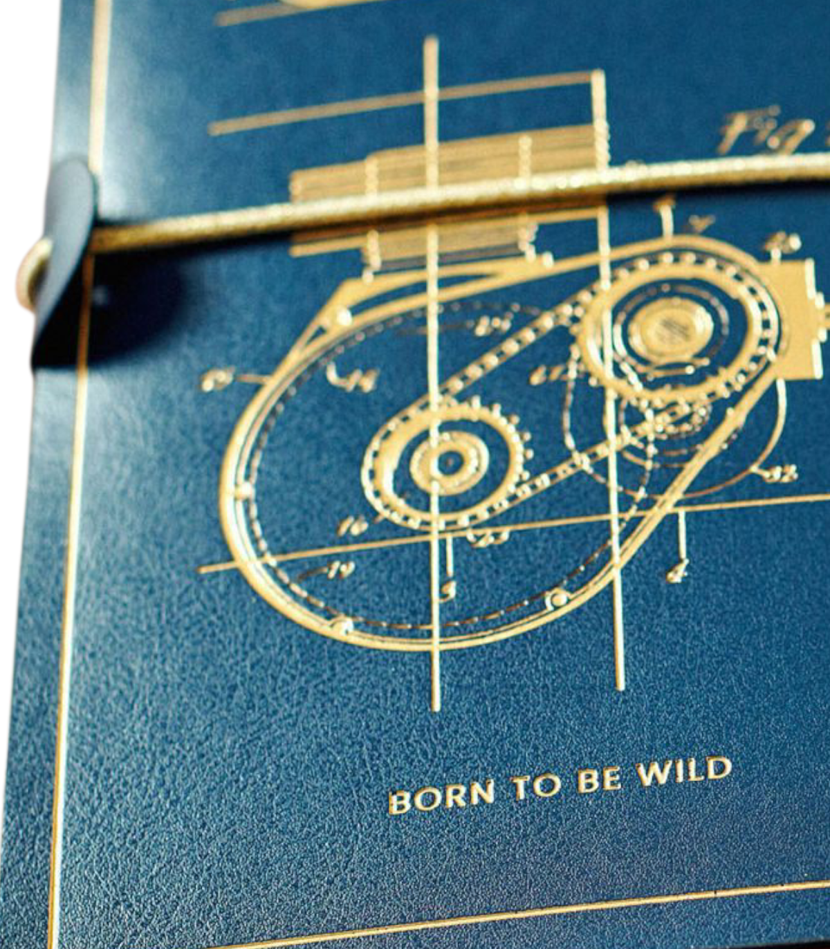 Carnet de voyage design vintage moto