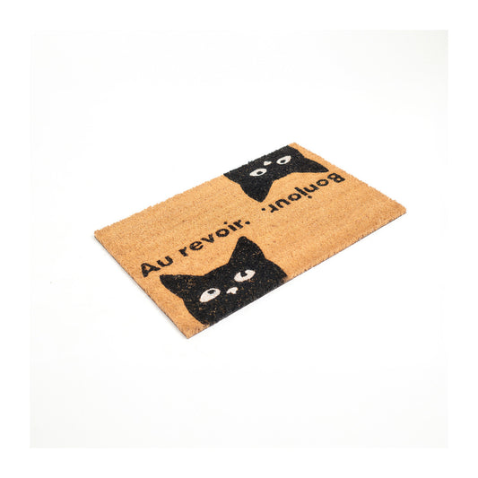 Paillasson "Chat Bonjour / Au Revoir"