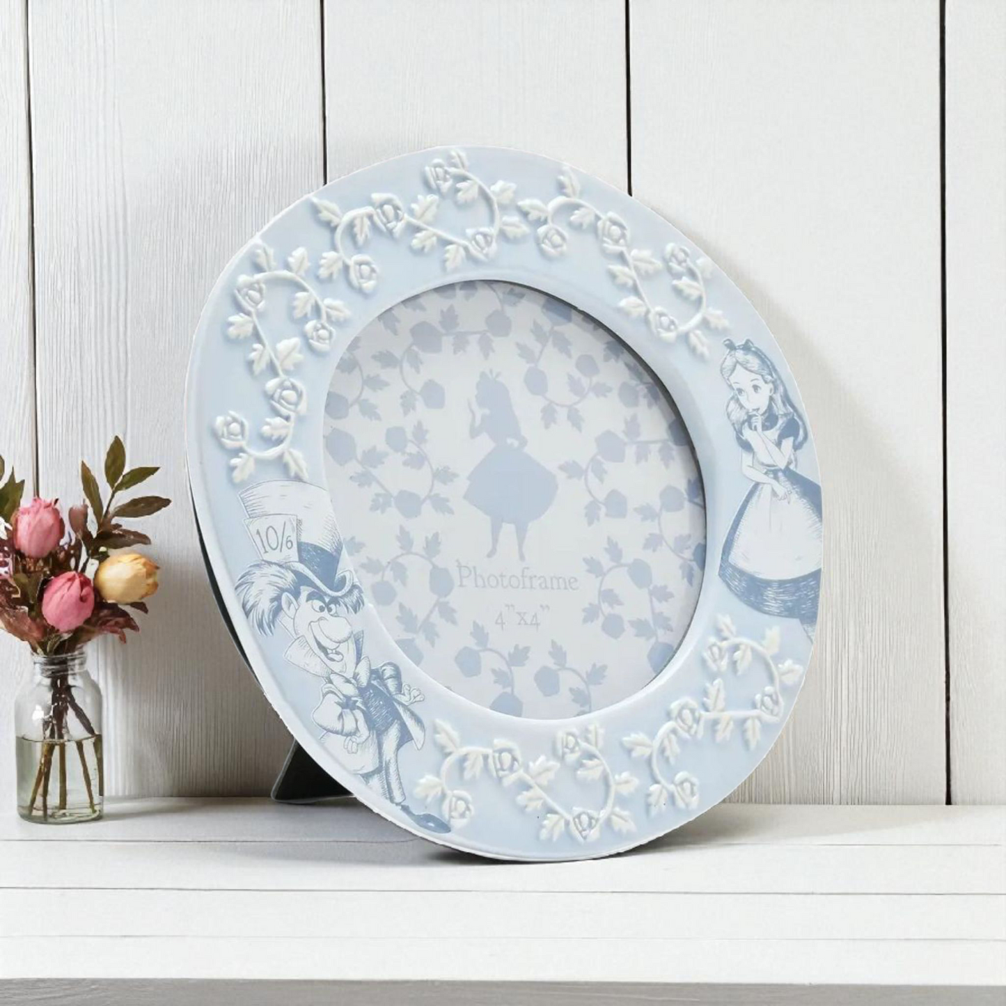 Cadre photo rond Alice au Pays des Merveilles