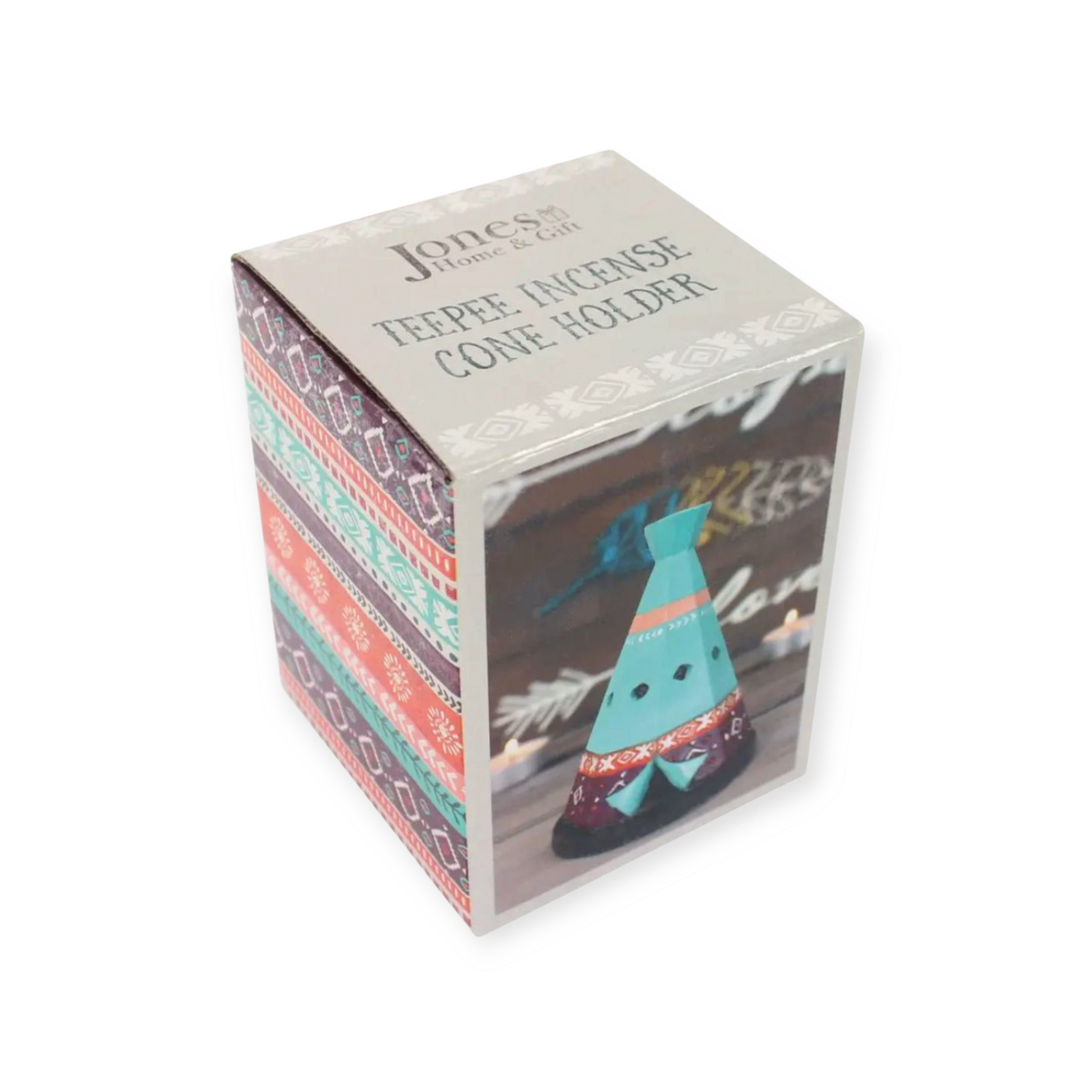 Bohemian Tipi Incense Cone Holder