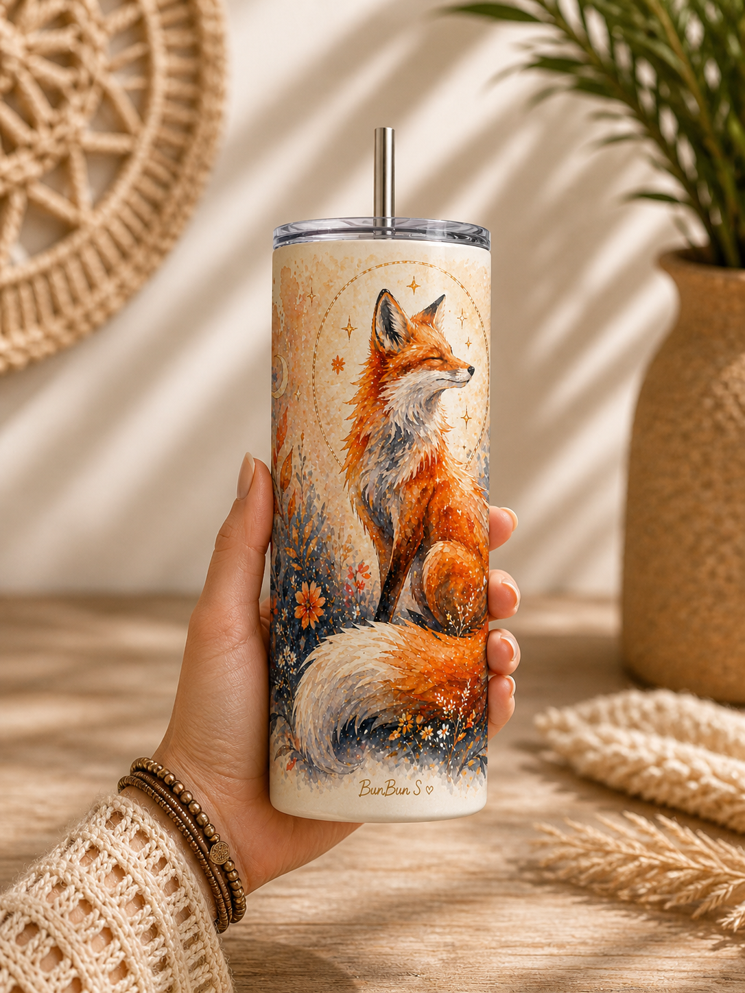 Gobelet Aquarelle – « Renard » - BunBun'S
