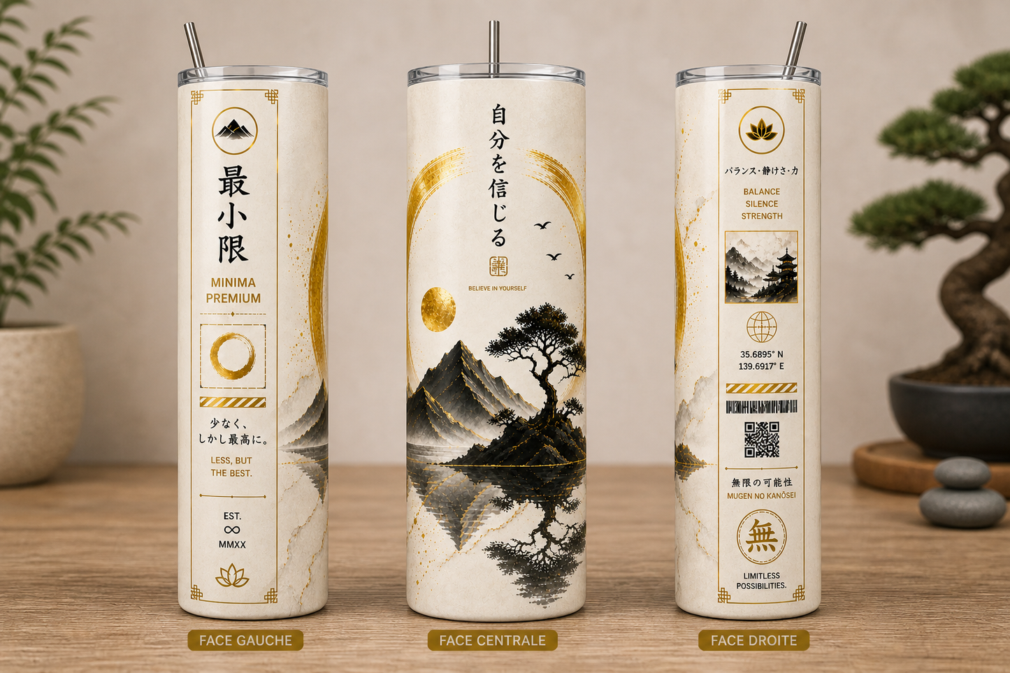 Gobelet personnalisé 590ml - Minima premium - BunBun'S
