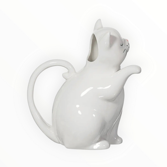 Arrosoir Chat blanc