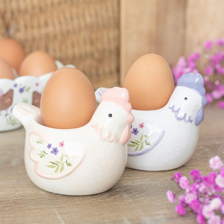 Duo Coquetiers Poules Pastel - BunBun'S