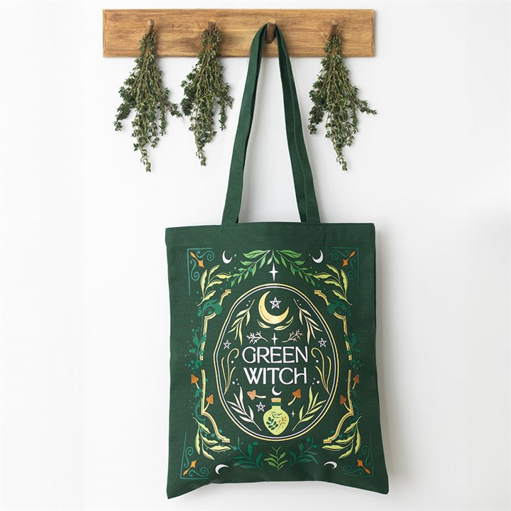 Tote Bag Green Witch - BunBun'S