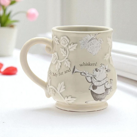 🕰️ Mug Lapin Blanc – Alice au Pays des Merveilles