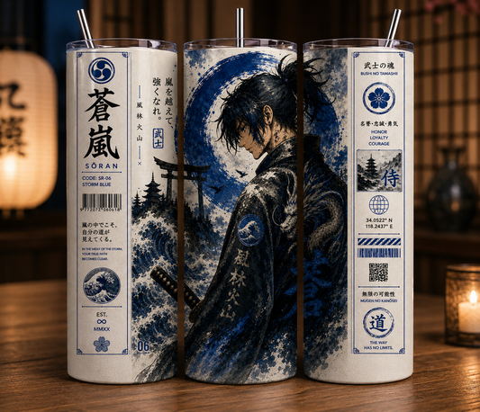 Gobelet Isotherme Manga "Sorän" 20oz – Tumbler Pop Culture avec Paille Métal