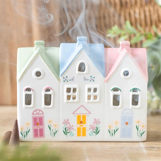 Porte-encens & Photophore Maison Pastel - BunBun'S