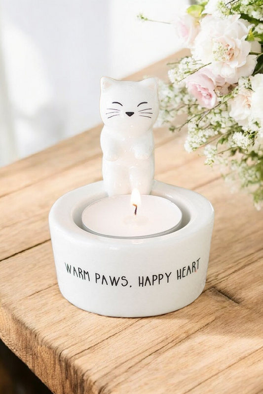 Photophore chat réconfortant