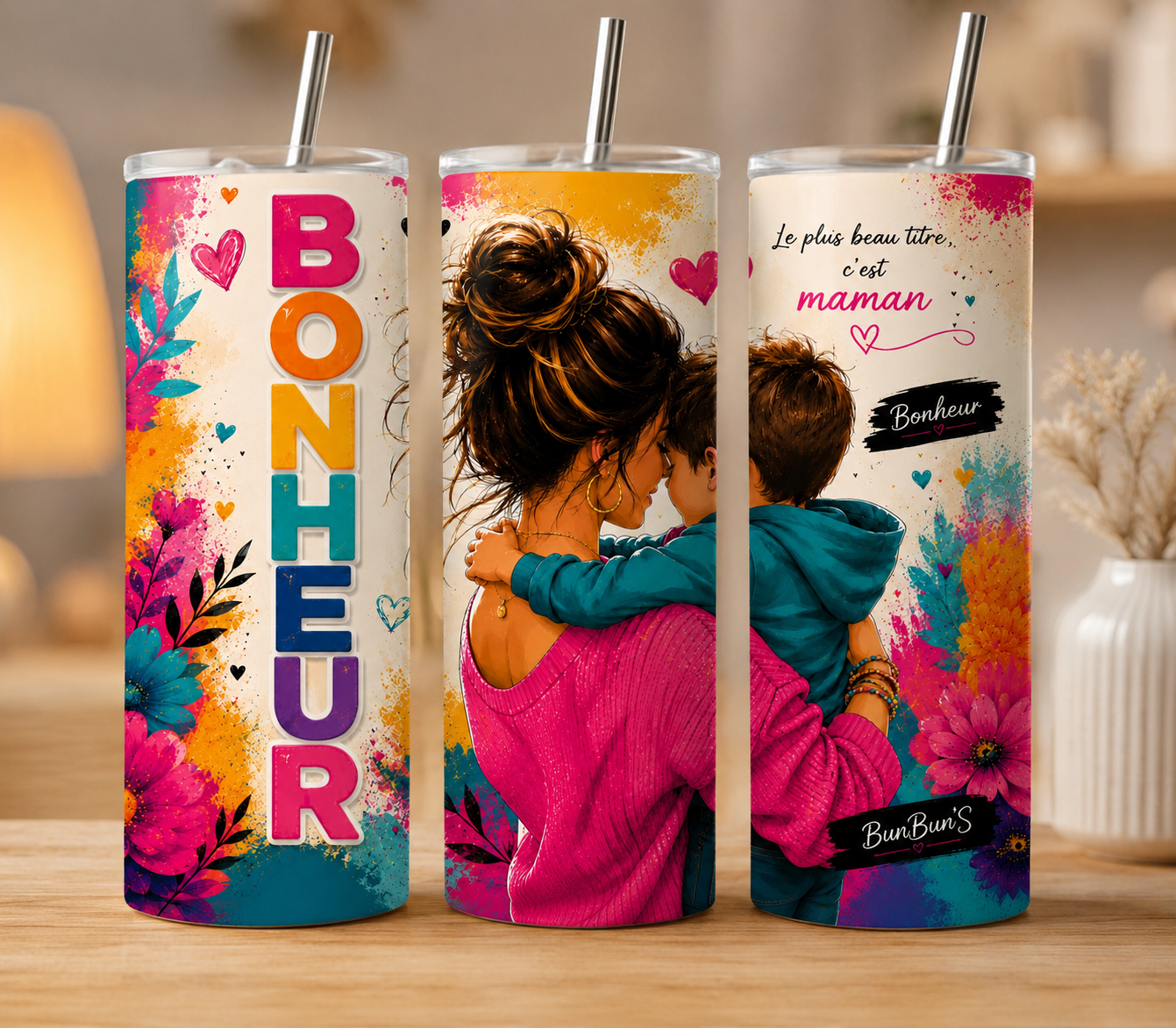 Gobelet Maman "Bonheur" - BunBun'S