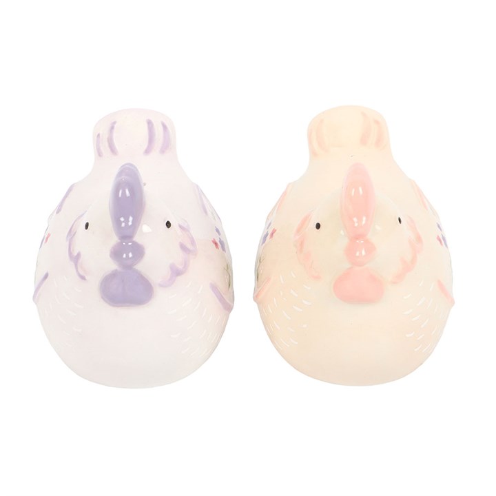 Duo Salière & Poivrière Poules Pastel - BunBun'S