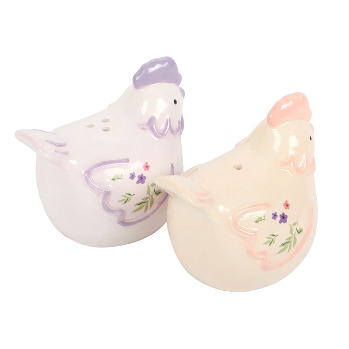 Duo Salière & Poivrière Poules Pastel - BunBun'S