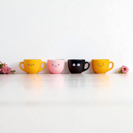 Set de 4 tasses à espresso – Céramique mate 90 ml