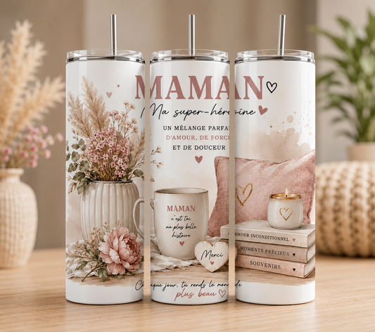 Gobelet Maman "Ma Super-Héroine" - BunBun'S