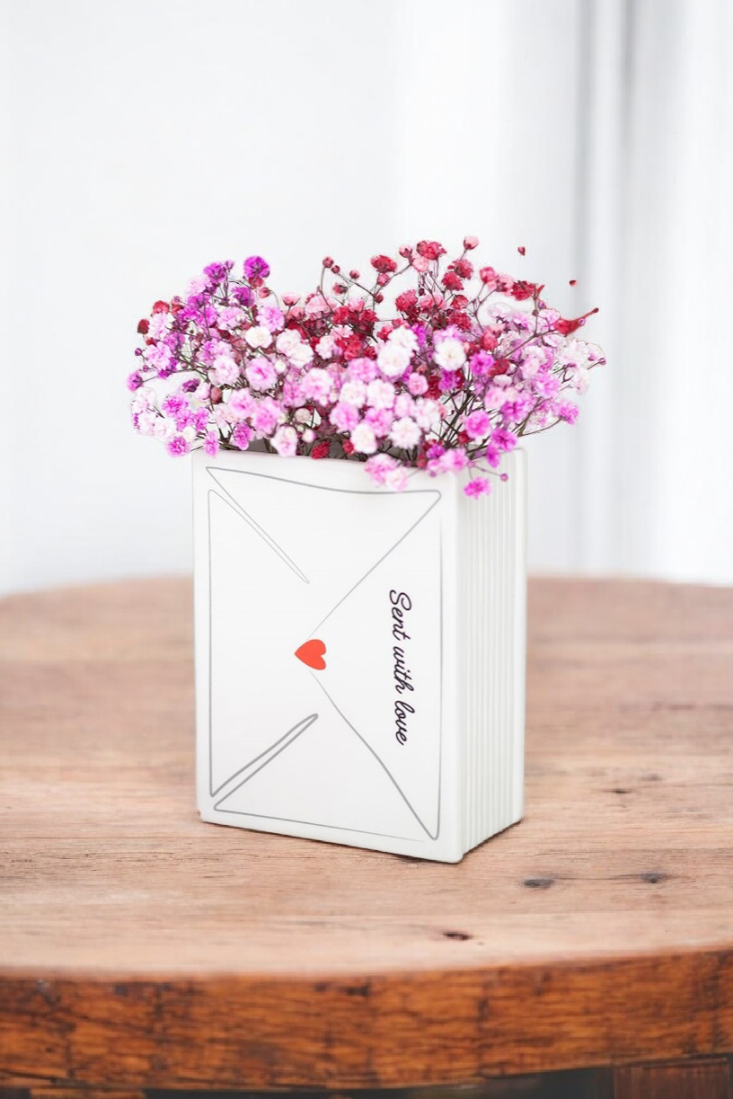 Vase lettre d'amour