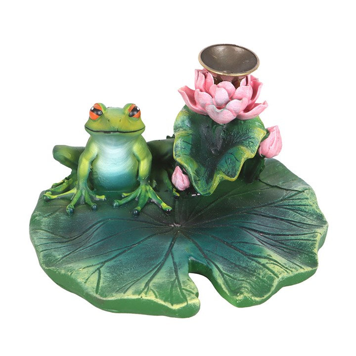 Brûleur d’Encens à Reflux Nénuphar & Grenouille - BunBun'S