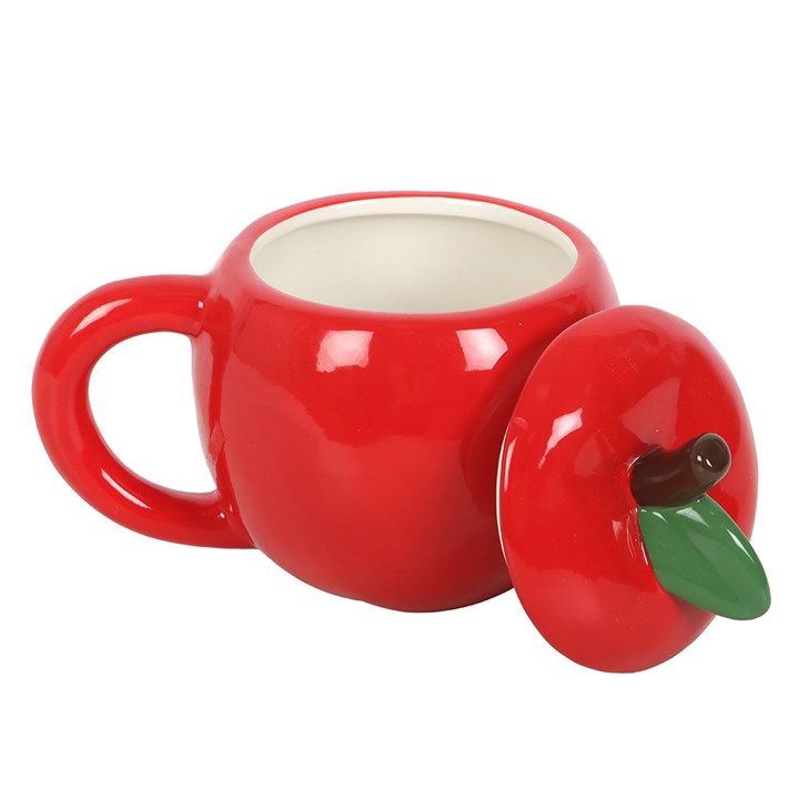 Mug pomme rouge en céramique