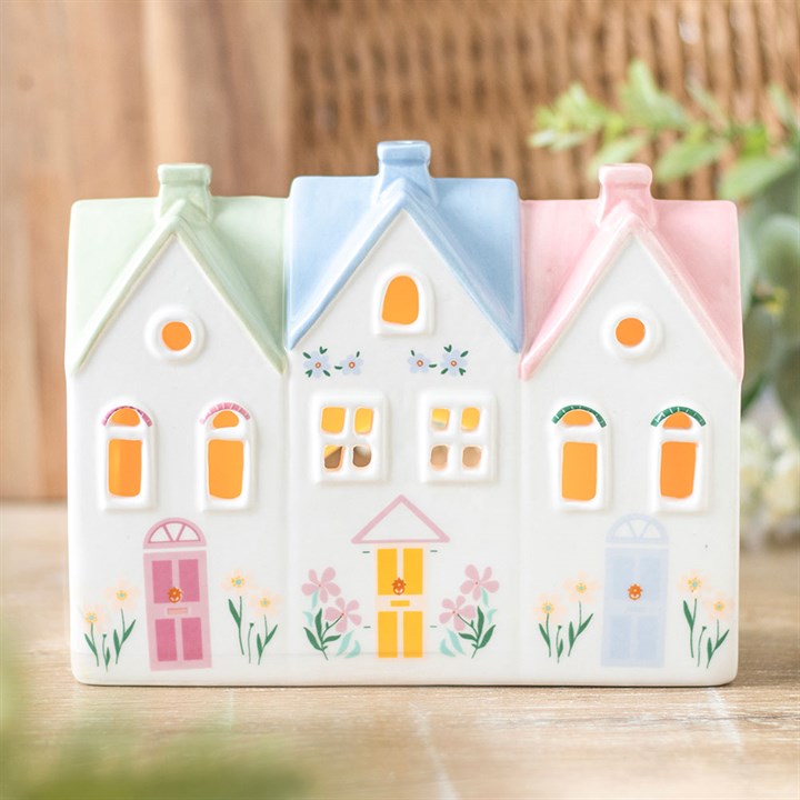 Porte-encens & Photophore Maison Pastel - BunBun'S