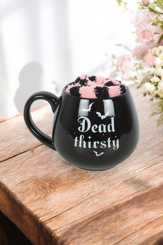 Mug dead thirsty + chaussettes