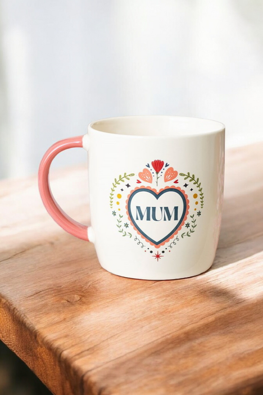 Mug mum fleuri