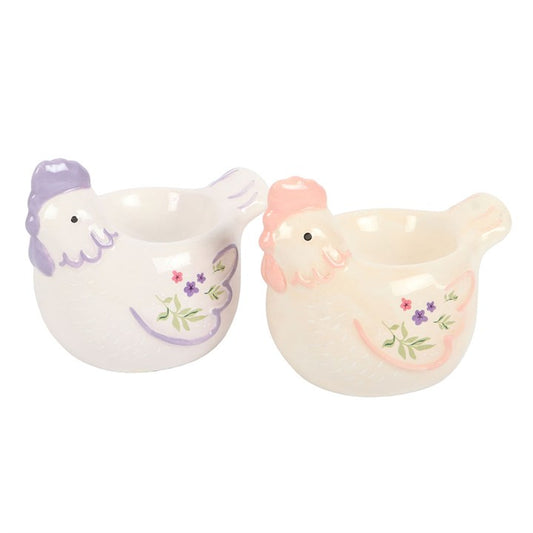 Duo Coquetiers Poules Pastel - BunBun'S
