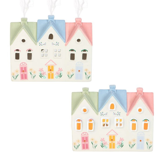 Porte bougie chauffe-plat maison pastel