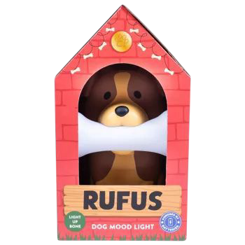 Lampe d’ambiance « Rufus le chien » – Os lumineux