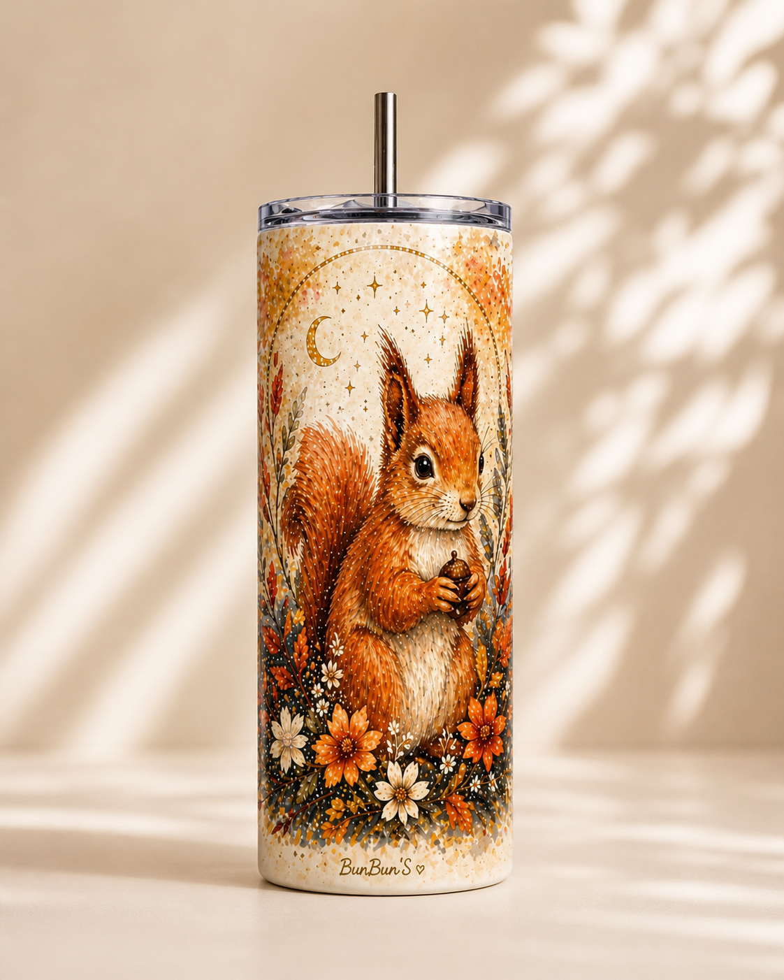 Gobelet Aquarelle – « Écureuil » - BunBun'S