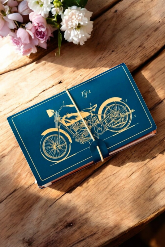 Carnet de voyage vintage moto