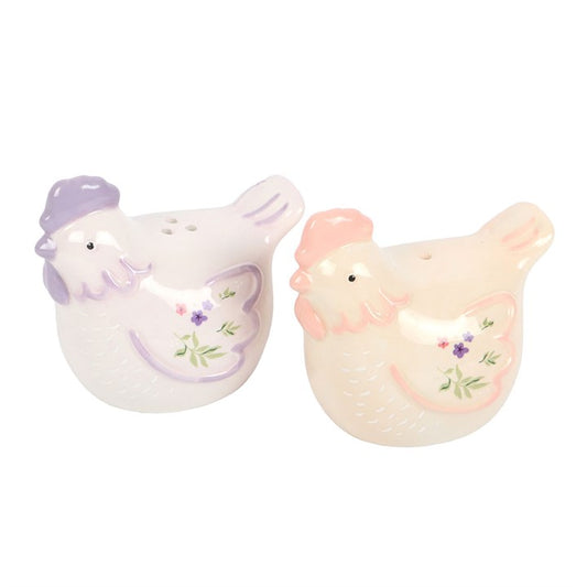 Duo Salière & Poivrière Poules Pastel - BunBun'S