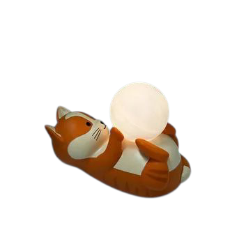 Lampe d’ambiance Luna Cat – Pelote de laine lumineuse