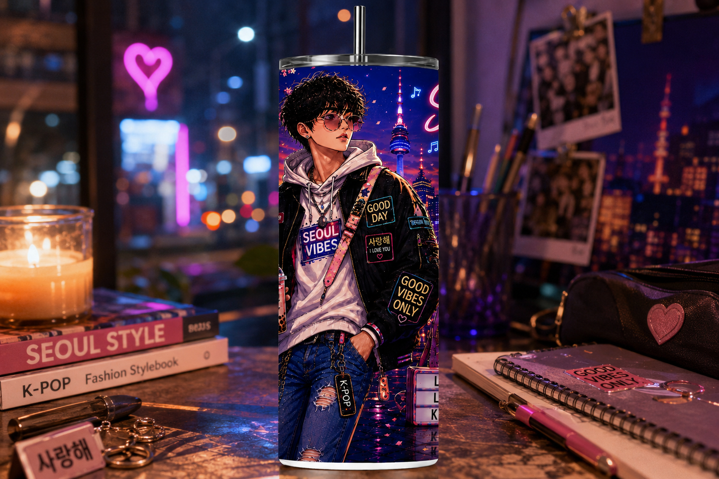 Gobelet K-Pop "Seoul Street" - BunBun'S