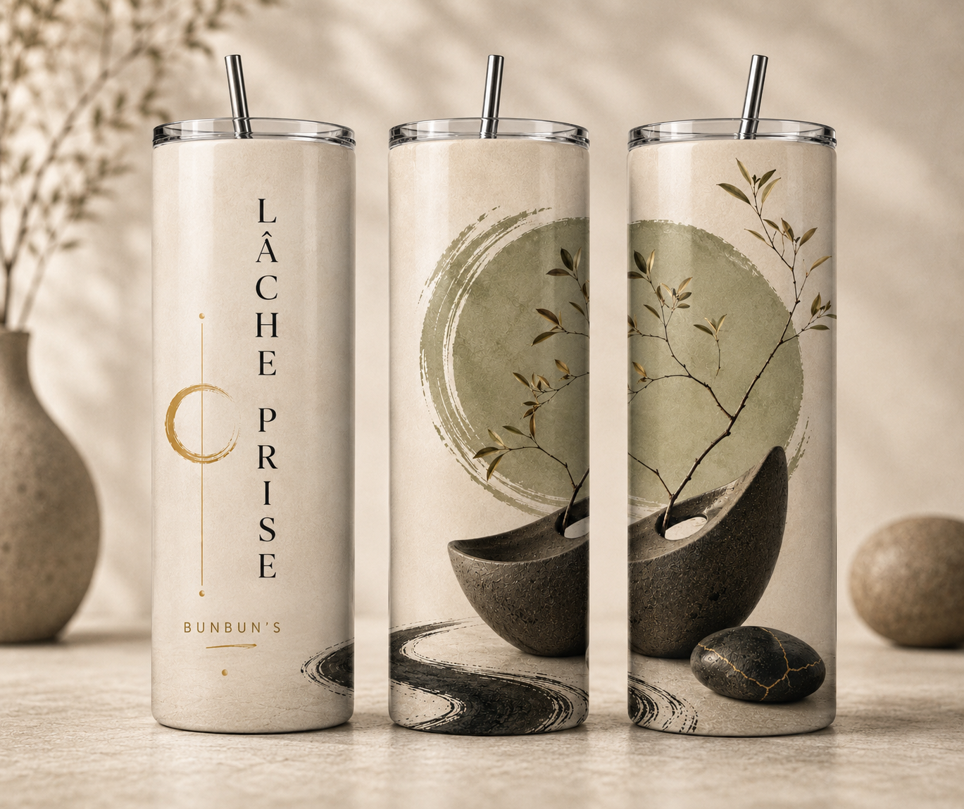 Gobelet Positif Inspirant "Plusieurs Modèles différents" 20oz – Tumbler Minimaliste avec Paille Métal